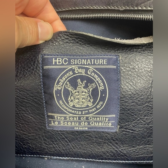 Hudson Bay HBC Striped 100% Wool Bag W Dust Bag Limited Edition Very Rare - Picture 8 of 14